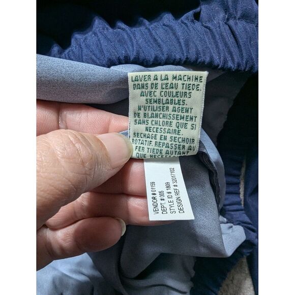 Eddie Bauer Long Sleeve 1/4 Zip Windbreaker Women's Size Large Blue - Picture 5 of 14